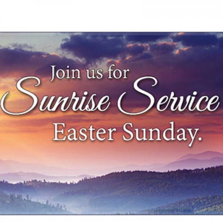 Sunrise Service Hoopeston Church